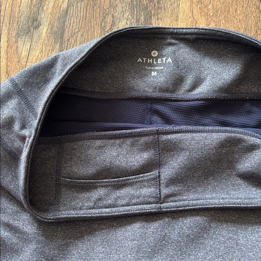 Athleta Oasis Cargo Gray Mini Skort - Picture 6 of 9